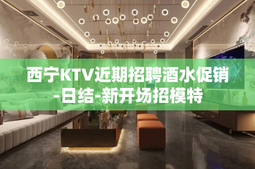 西宁KTV近期招聘酒水促销-日结-新开场招模特
