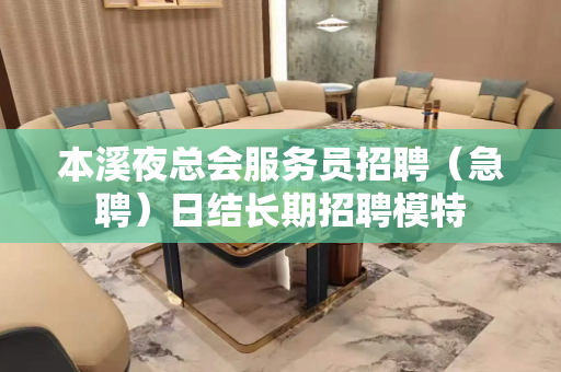 本溪夜总会服务员招聘（急聘）日结长期招聘模特