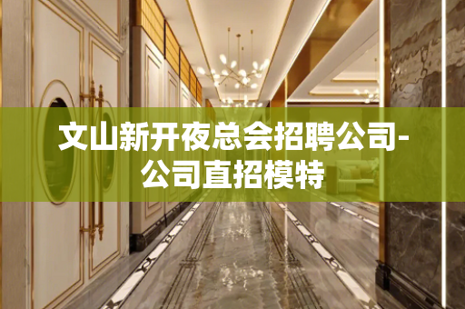 文山新开夜总会招聘公司-公司直招模特
