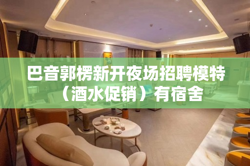 巴音郭楞新开夜场招聘模特（酒水促销）有宿舍