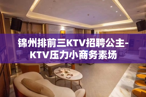 锦州排前三KTV招聘公主-KTV压力小商务素场