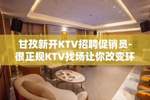 甘孜新开KTV招聘促销员-很正规KTV找场让你改变环境