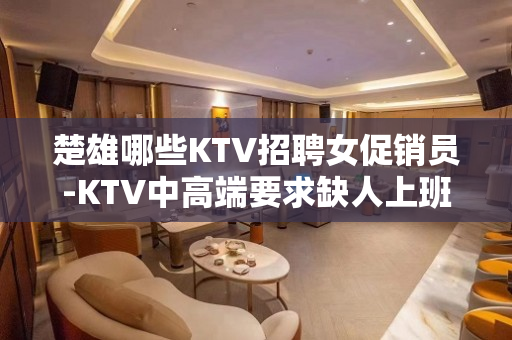 楚雄哪些KTV招聘女促销员-KTV中高端要求缺人上班