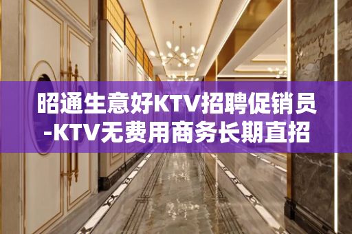 昭通生意好KTV招聘促销员-KTV无费用商务长期直招