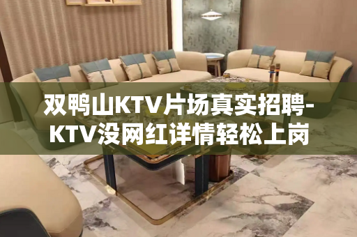 双鸭山KTV片场真实招聘-KTV没网红详情轻松上岗