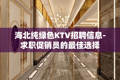 海北纯绿色KTV招聘信息-求职促销员的最佳选择