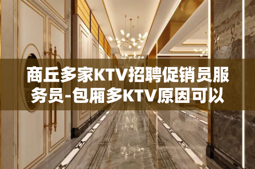 商丘多家KTV招聘促销员服务员-包厢多KTV原因可以换回财富