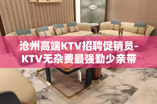 沧州高端KTV招聘促销员-KTV无杂费最强勤少亲带