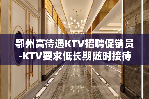 鄂州高待遇KTV招聘促销员-KTV要求低长期随时接待