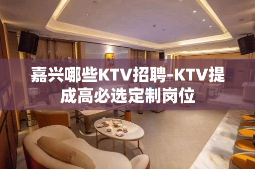 嘉兴哪些KTV招聘-KTV提成高必选定制岗位