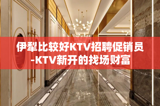 伊犁比较好KTV招聘促销员-KTV新开的找场财富