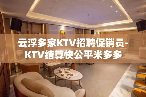 云浮多家KTV招聘促销员-KTV结算快公平米多多