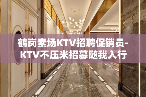 鹤岗素场KTV招聘促销员-KTV不压米招募随我入行