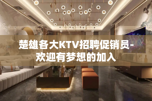 楚雄各大KTV招聘促销员-欢迎有梦想的加入