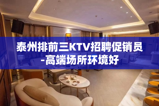 泰州排前三KTV招聘促销员-高端场所环境好