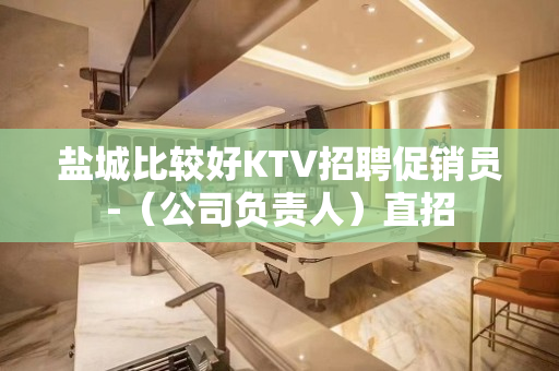 盐城比较好KTV招聘促销员-（公司负责人）直招