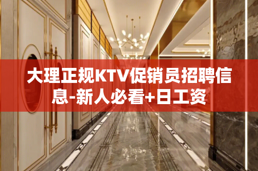 大理正规KTV促销员招聘信息-新人必看+日工资