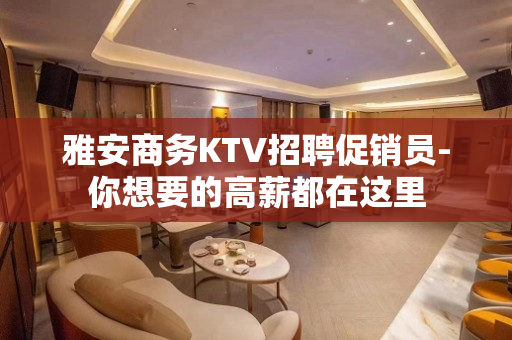雅安商务KTV招聘促销员-你想要的高薪都在这里
