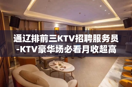 通辽排前三KTV招聘服务员-KTV豪华场必看月收超高