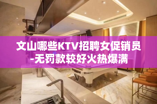 文山哪些KTV招聘女促销员-无罚款较好火热爆满