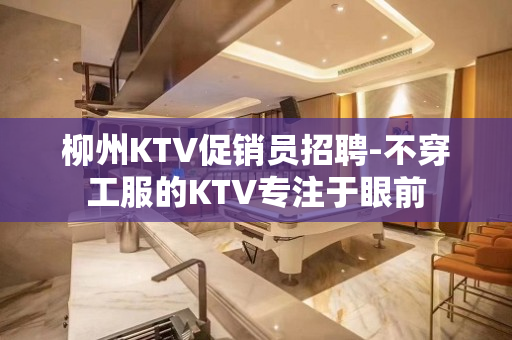 柳州KTV促销员招聘-不穿工服的KTV专注于眼前