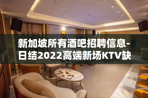 新加坡所有酒吧招聘信息-日结2022高端新场KTV缺人