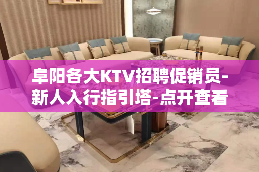阜阳各大KTV招聘促销员-新人入行指引塔-点开查看