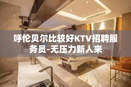 呼伦贝尔比较好KTV招聘服务员-无压力新人来