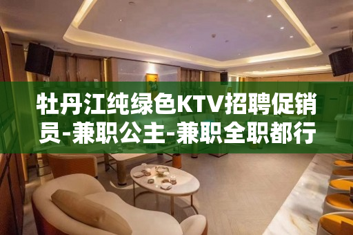 牡丹江纯绿色KTV招聘促销员-兼职公主-兼职全职都行