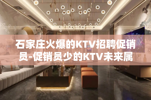 石家庄火爆的KTV招聘促销员-促销员少的KTV未来属于你自己