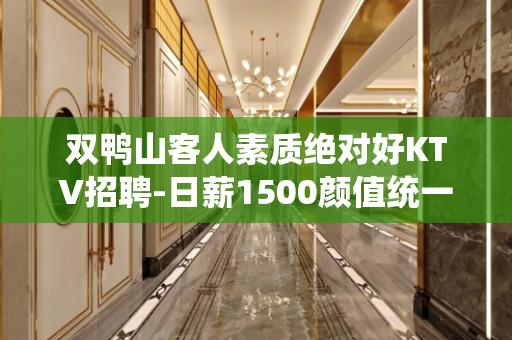 双鸭山客人素质绝对好KTV招聘-日薪1500颜值统一试台