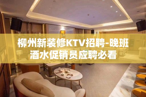 柳州新装修KTV招聘-晚班酒水促销员应聘必看