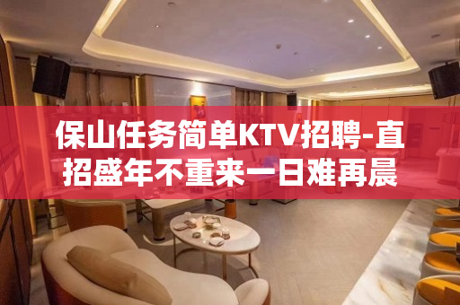 保山任务简单KTV招聘-直招盛年不重来一日难再晨