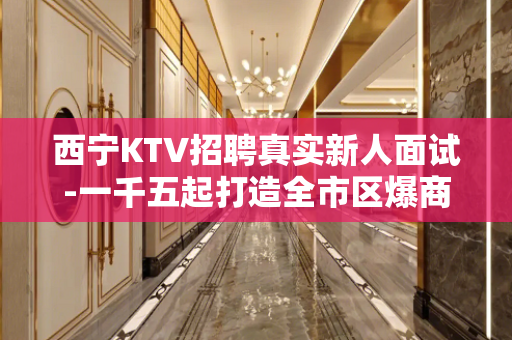 西宁KTV招聘真实新人面试-一千五起打造全市区爆商务场