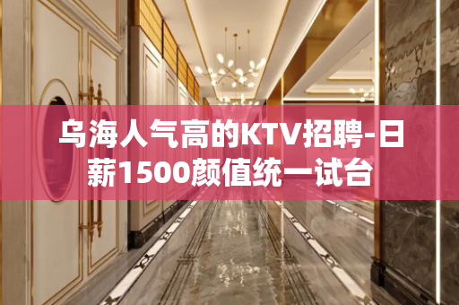 乌海人气高的KTV招聘-日薪1500颜值统一试台