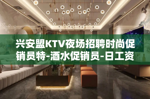 兴安盟KTV夜场招聘时尚促销员特-酒水促销员-日工资高薪