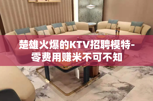 楚雄火爆的KTV招聘模特-零费用赚米不可不知