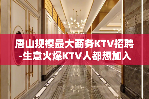 唐山规模最大商务KTV招聘-生意火爆KTV人都想加入的