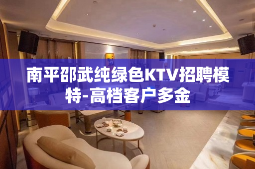 南平邵武纯绿色KTV招聘模特-高档客户多金