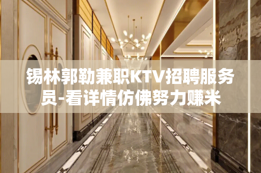 锡林郭勒兼职KTV招聘服务员-看详情仿佛努力赚米
