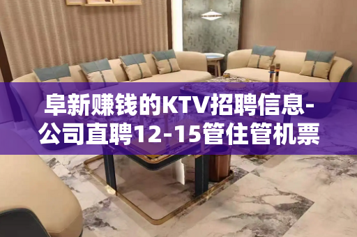 阜新赚钱的KTV招聘信息-公司直聘12-15管住管机票