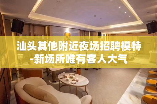 汕头其他附近夜场招聘模特-新场所唯有客人大气