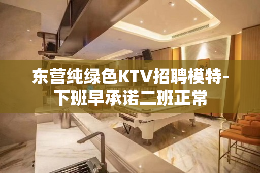 东营纯绿色KTV招聘模特-下班早承诺二班正常