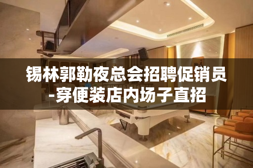 锡林郭勒夜总会招聘促销员-穿便装店内场子直招