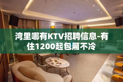 湾里哪有KTV招聘信息-有住1200起包厢不冷