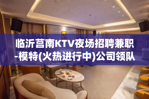 临沂莒南KTV夜场招聘兼职-模特(火热进行中)公司领队直招