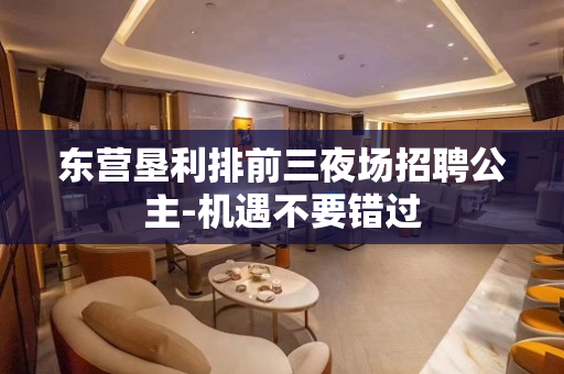 东营垦利排前三夜场招聘公主-机遇不要错过