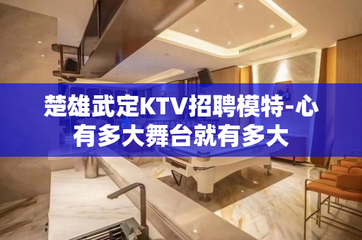 楚雄武定KTV招聘模特-心有多大舞台就有多大