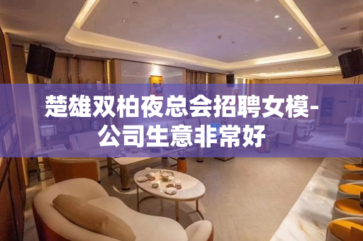 楚雄双柏夜总会招聘女模-公司生意非常好