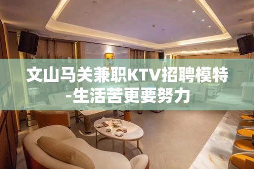 文山马关兼职KTV招聘模特-生活苦更要努力
